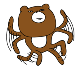 Woman and Bear -Game start!- sticker #3225890