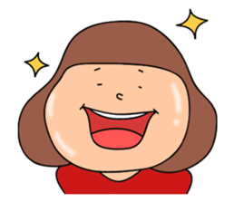 Woman and Bear -Game start!- sticker #3225895