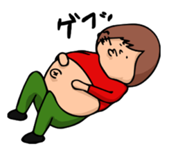 Woman and Bear -We want to be a student- sticker #3226077