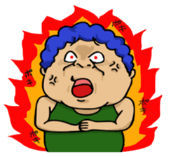 Woman and Bear -We want to be a student- sticker #3226080