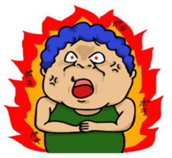 Woman and Bear -We want to be a student- sticker #3226080