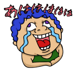 Woman and Bear -We want to be a student- sticker #3226081