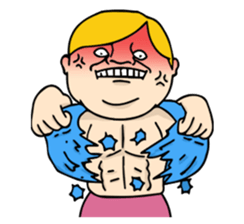 Woman and Bear -We want to be a student- sticker #3226097