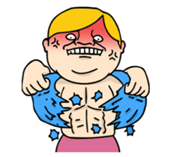 Woman and Bear -We want to be a student- sticker #3226097