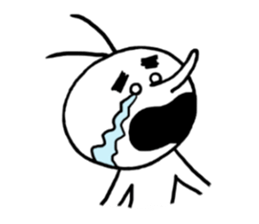 A man with a high nose sticker #3226190