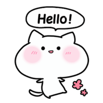 Neko-cyan(English) sticker #3226233