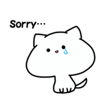 Neko-cyan(English) sticker #3226246