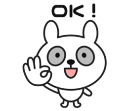 Bunny Panda sticker #3226379