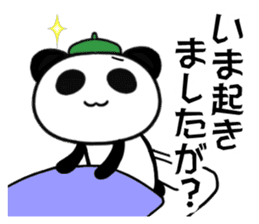 Cartoonist panda teacher sticker #3226476