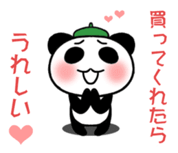 Cartoonist panda teacher sticker #3226492