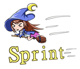 Adorable girl (Halloween articles) sticker #3226582