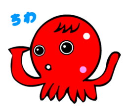 Kawaii Octopuses sticker #3226779