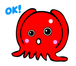 Kawaii Octopuses sticker #3226787