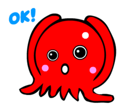 Kawaii Octopuses sticker #3226787