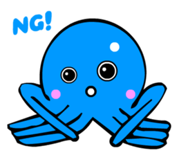 Kawaii Octopuses sticker #3226788