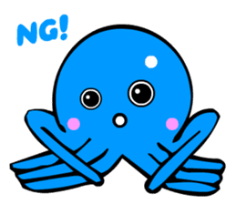 Kawaii Octopuses sticker #3226788