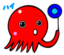 Kawaii Octopuses sticker #3226795