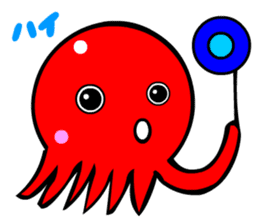 Kawaii Octopuses sticker #3226795