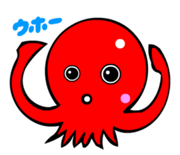 Kawaii Octopuses sticker #3226804