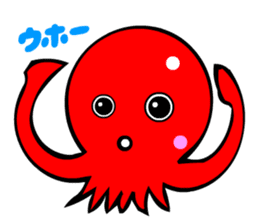 Kawaii Octopuses sticker #3226804