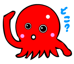 Kawaii Octopuses sticker #3226805