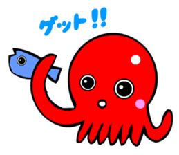 Kawaii Octopuses sticker #3226807