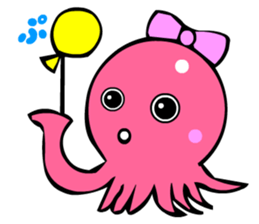 Kawaii Octopuses sticker #3226814