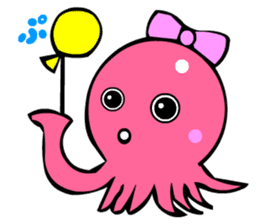 Kawaii Octopuses sticker #3226814