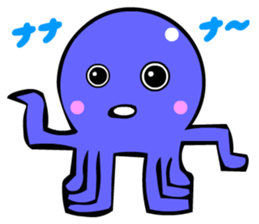 Kawaii Octopuses sticker #3226817