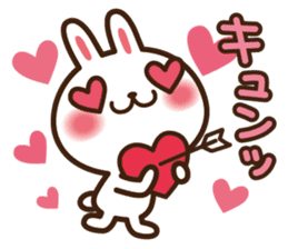 Positive rabbit & Negative rabbit 2 sticker #3227307