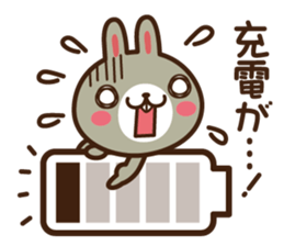 Positive rabbit & Negative rabbit 2 sticker #3227312