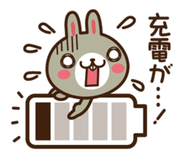 Positive rabbit & Negative rabbit 2 sticker #3227312