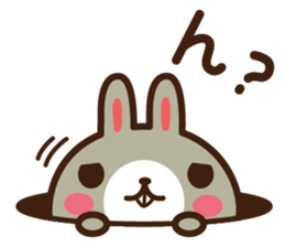 Positive rabbit & Negative rabbit 2 sticker #3227319