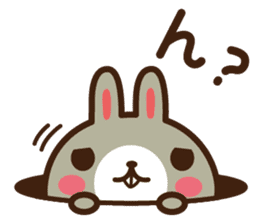 Positive rabbit & Negative rabbit 2 sticker #3227319