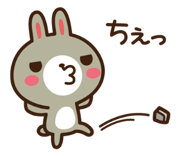 Positive rabbit & Negative rabbit 2 sticker #3227327