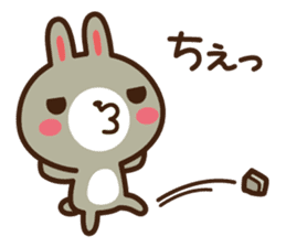 Positive rabbit & Negative rabbit 2 sticker #3227327