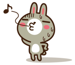 Positive rabbit & Negative rabbit 2 sticker #3227328