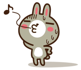 Positive rabbit & Negative rabbit 2 sticker #3227328