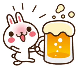 Positive rabbit & Negative rabbit 2 sticker #3227333