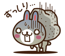 Positive rabbit & Negative rabbit 2 sticker #3227335