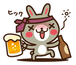 Positive rabbit & Negative rabbit 2 sticker #3227337