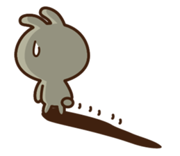 Positive rabbit & Negative rabbit 2 sticker #3227338