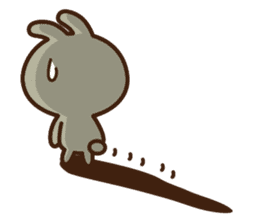 Positive rabbit & Negative rabbit 2 sticker #3227338