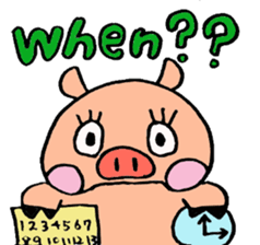 Speaking animal sticker #3227380