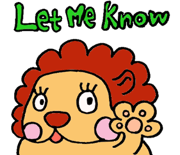 Speaking animal sticker #3227387