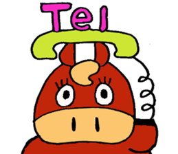 Speaking animal sticker #3227391