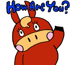 Speaking animal sticker #3227403