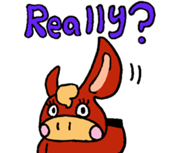 Speaking animal sticker #3227410