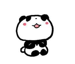 Loose Panda (silent sticker) sticker #3227477