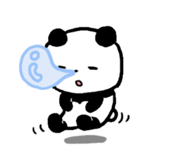 Loose Panda (silent sticker) sticker #3227480